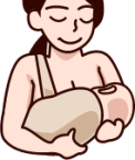 breastfeeding (white) emoji