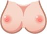 breasts (plain) emoji