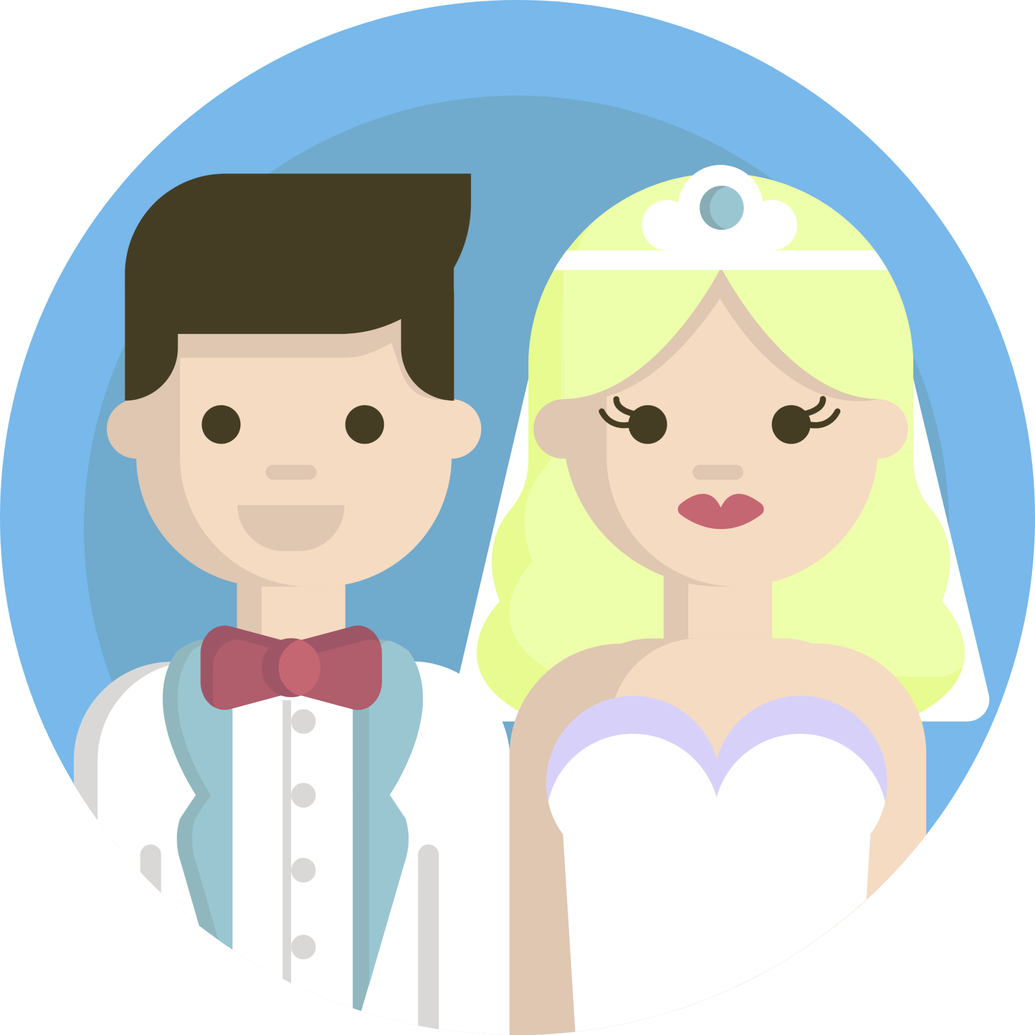 bride and groom icon