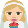 bride with veil tone 2 emoji