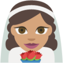 bride with veil tone 3 emoji