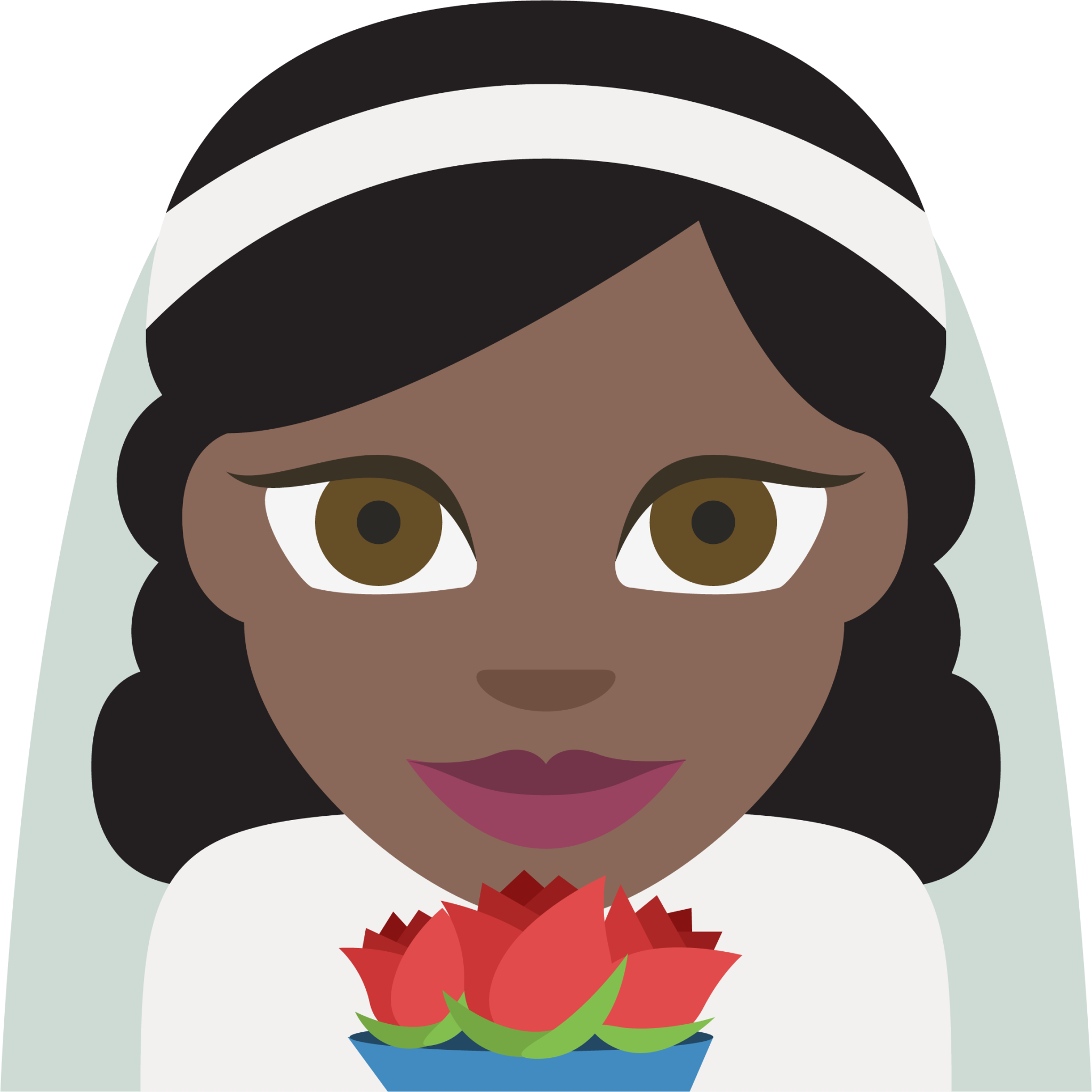 bride with veil tone 5 emoji