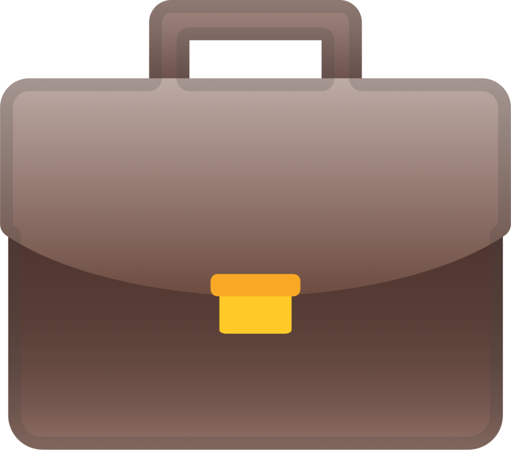 briefcase emoji