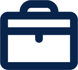 briefcase line business icon