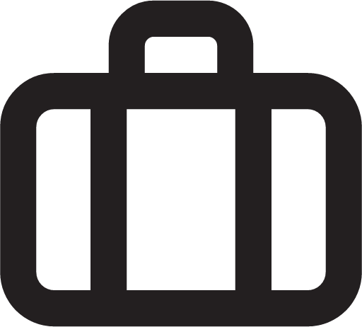 briefcase outline icon