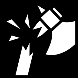 broken axe icon