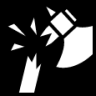 broken axe icon