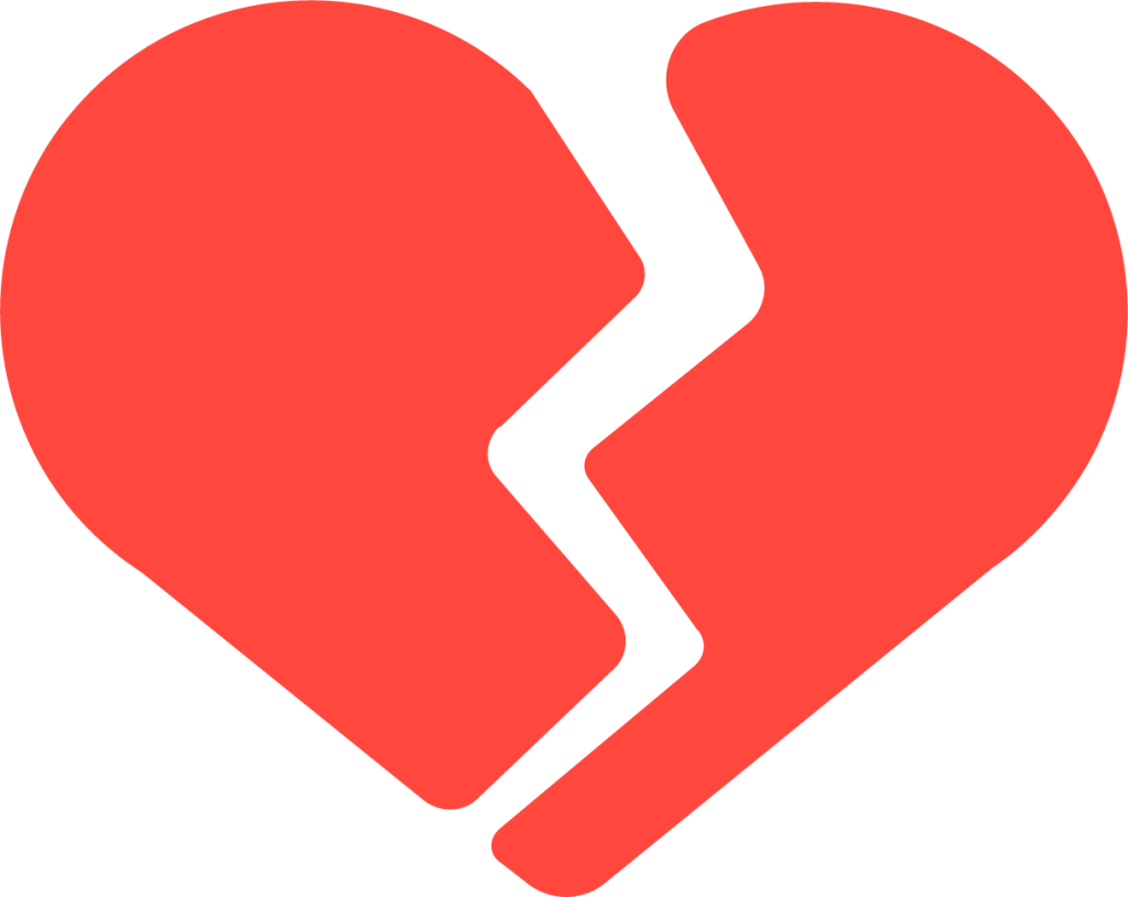 "broken heart" Emoji Download for free Iconduck