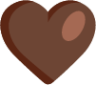 brown heart emoji