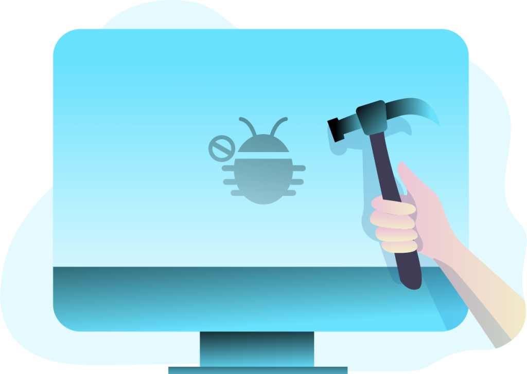 Bug Fixed illustration