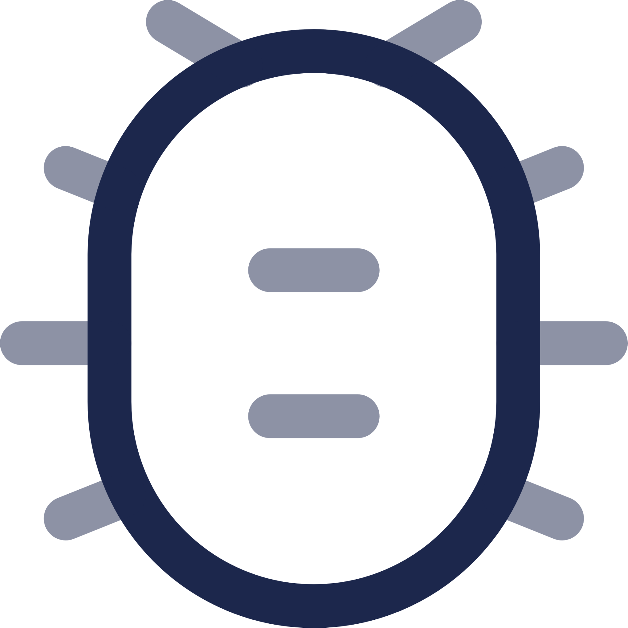 Bug Minimalistic icon