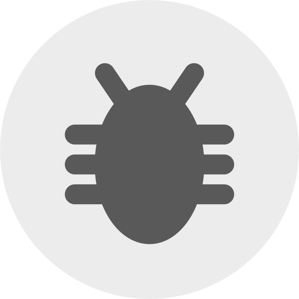 bug symbol icon