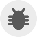 bug symbol icon