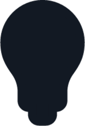 bulb filled icon