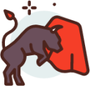 bull fighting icon