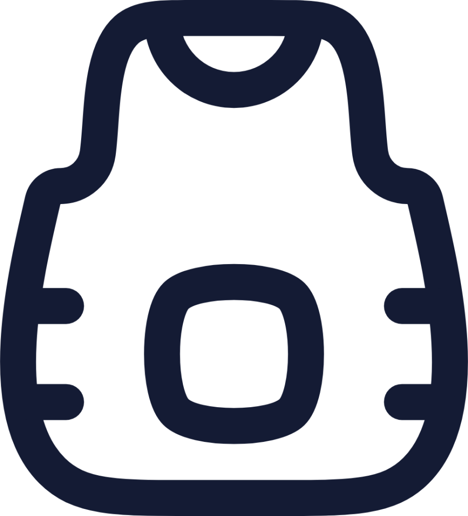 bulletproof vest icon