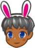 bunny boy (brown) emoji