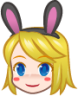 bunny girl (white) emoji
