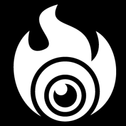 burning eye icon