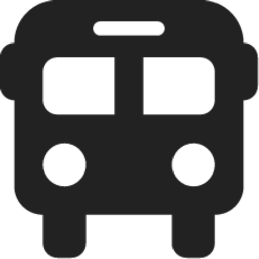 bus transportation vehicle icon
