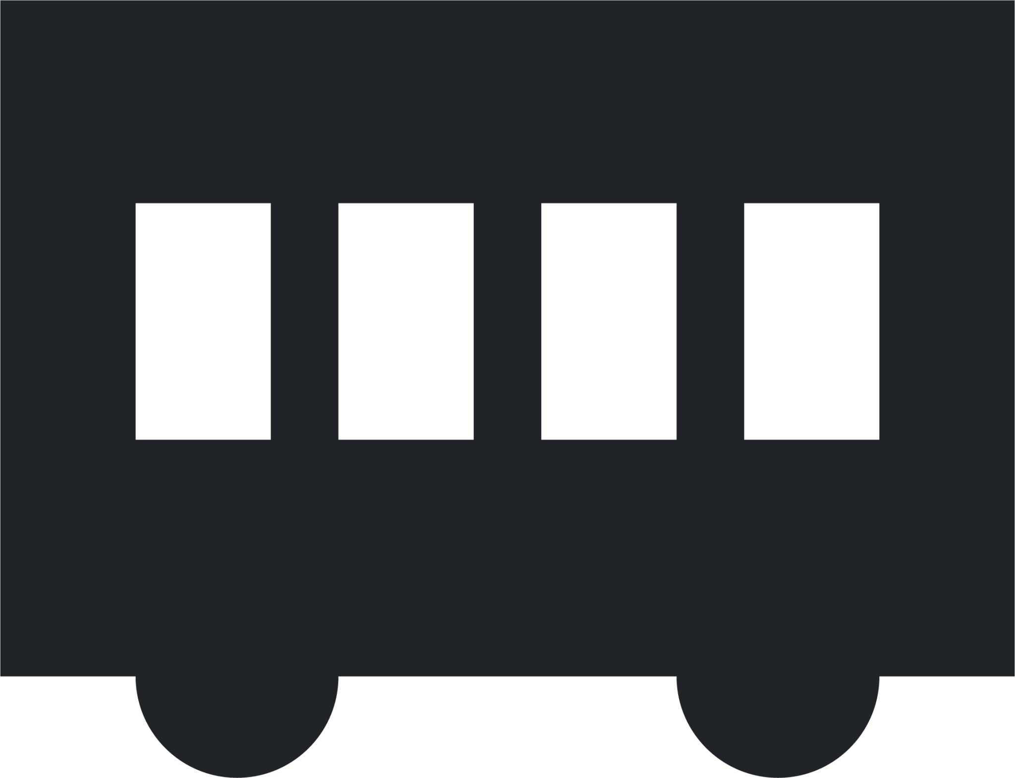 bus2 (sharp filled) icon