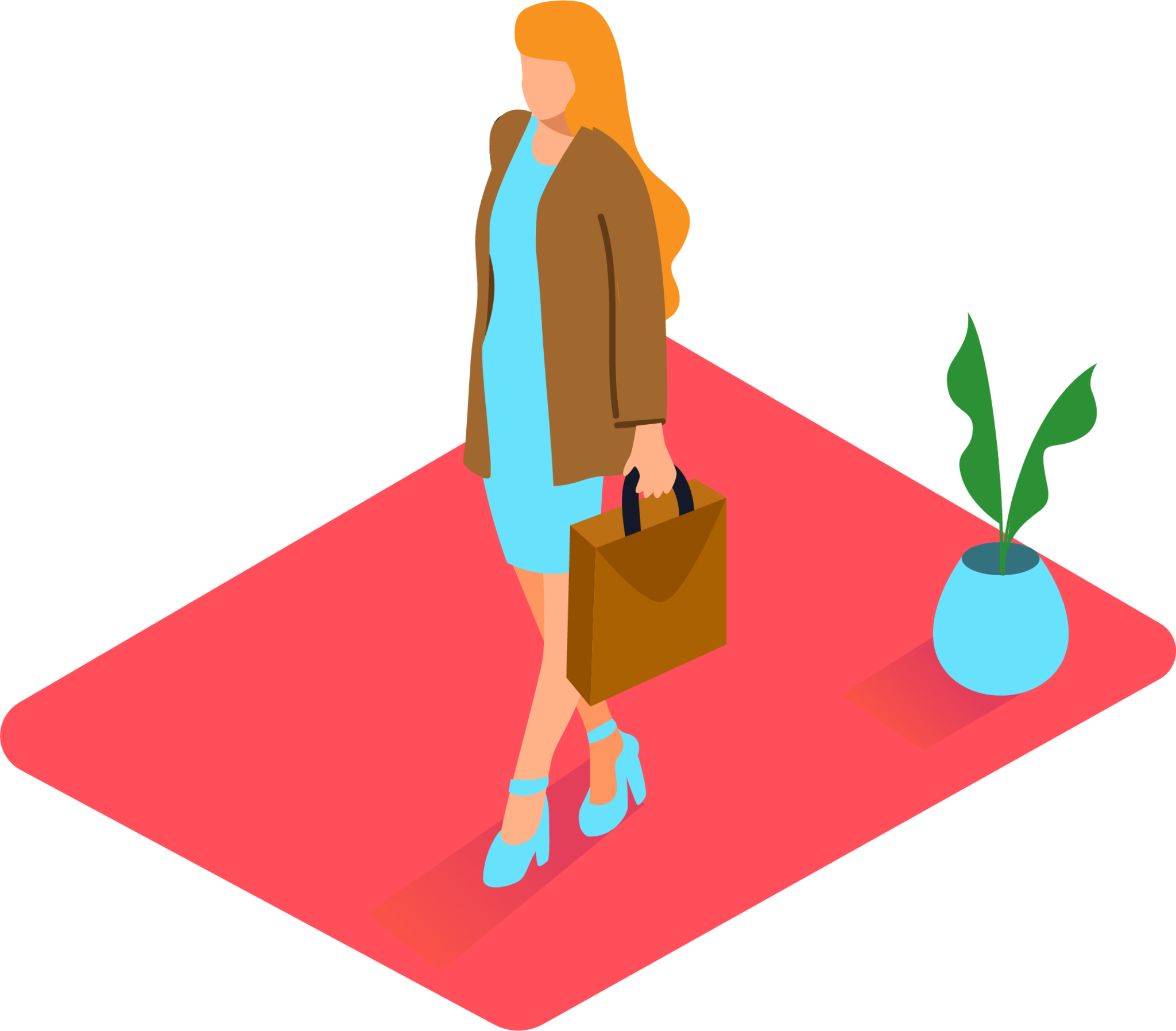 Businesswoman illustration