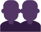 busts in silhouette emoji