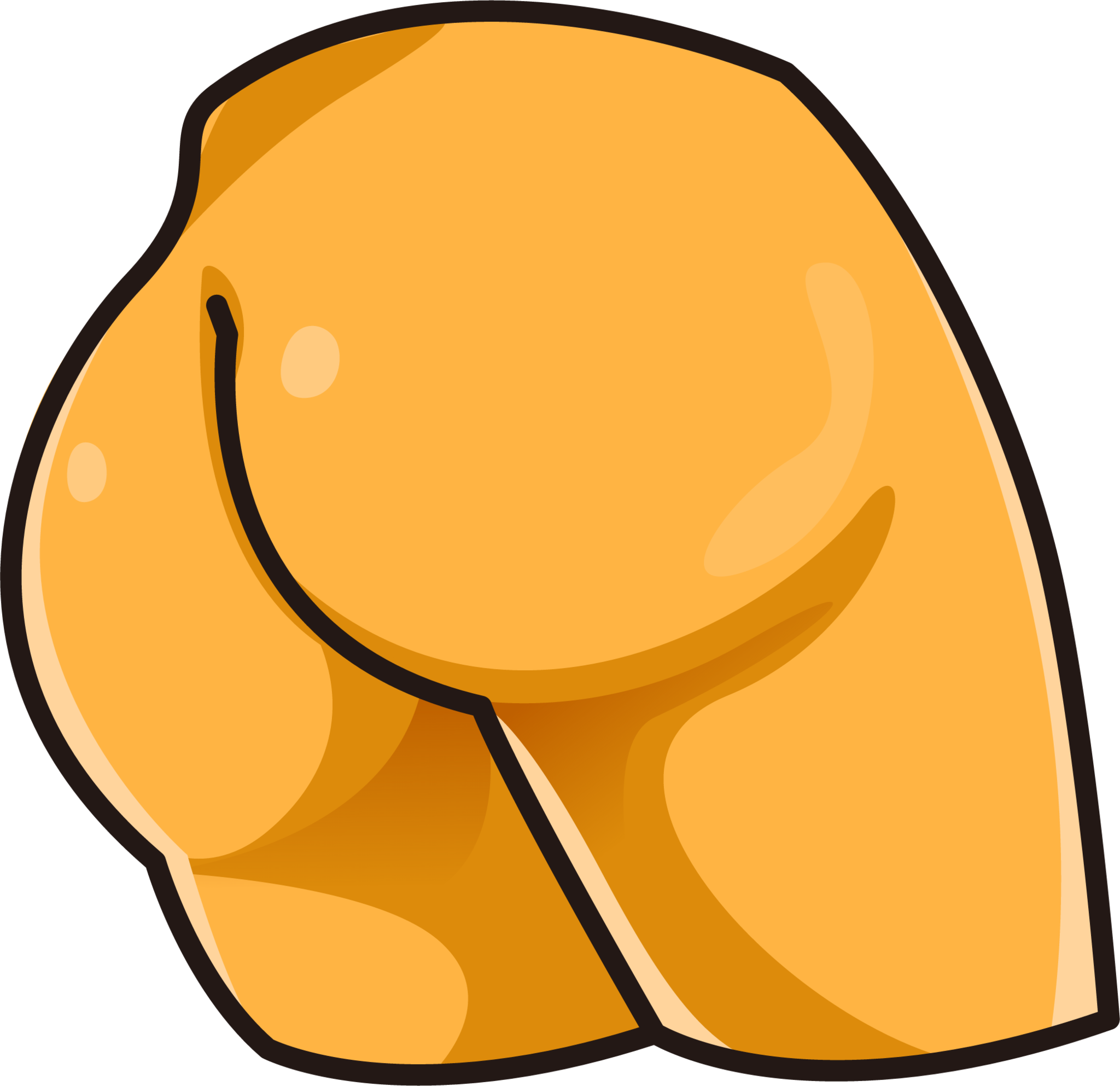 Big booty emoji