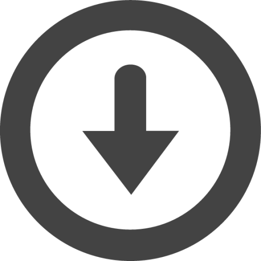 button arrow down icon