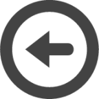 button arrow left icon