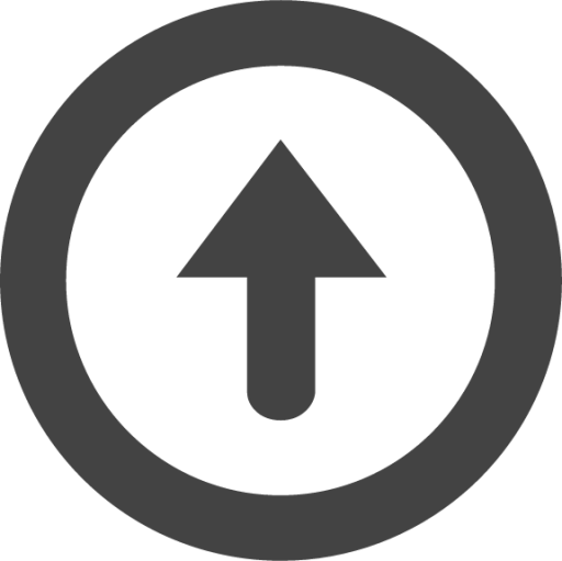 button arrow up icon