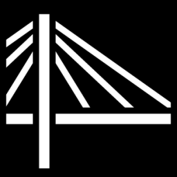 cable stayed bridge icon