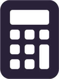 calculator fill icon