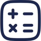 Calculator Minimalistic icon