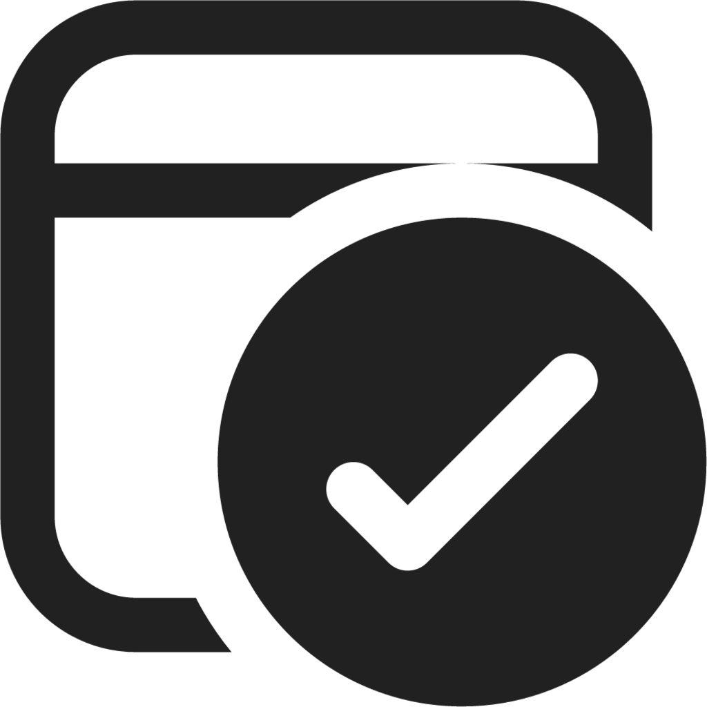 Calendar Checkmark icon