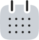 Calendar duotone icon