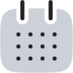 Calendar duotone icon