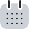 Calendar duotone icon