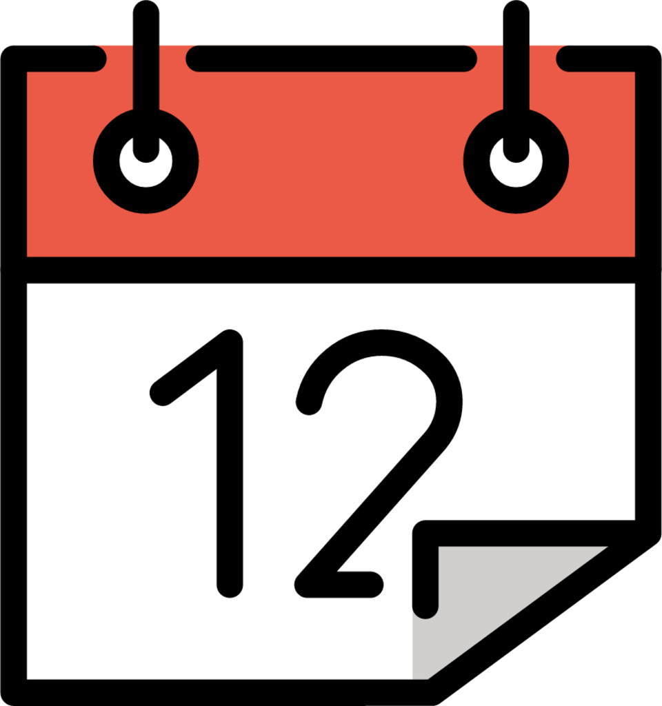 "calendar" Emoji Download for free Iconduck