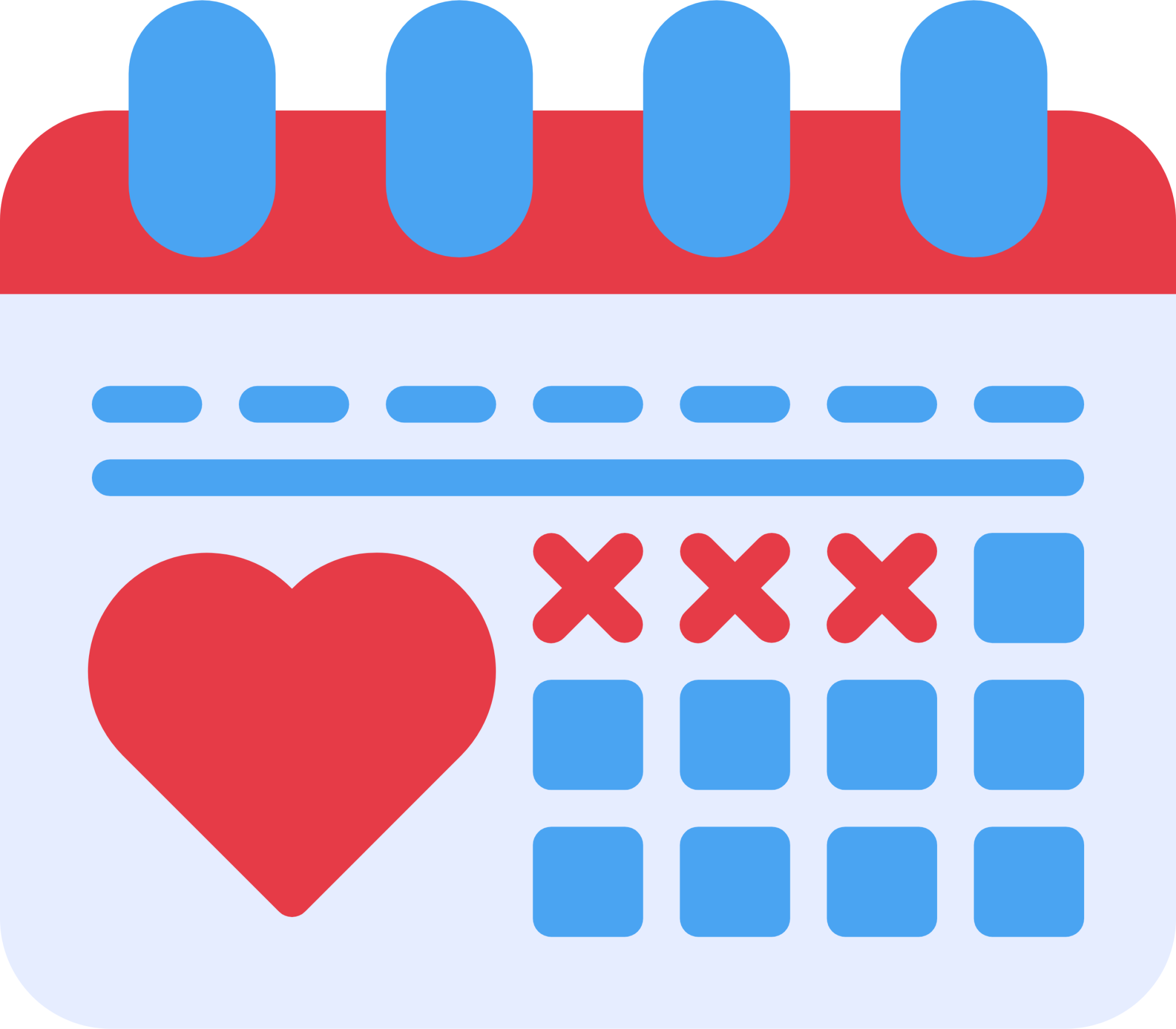 Calendar Icon Blue