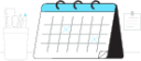 Calendar illustration