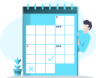 Calendar illustration