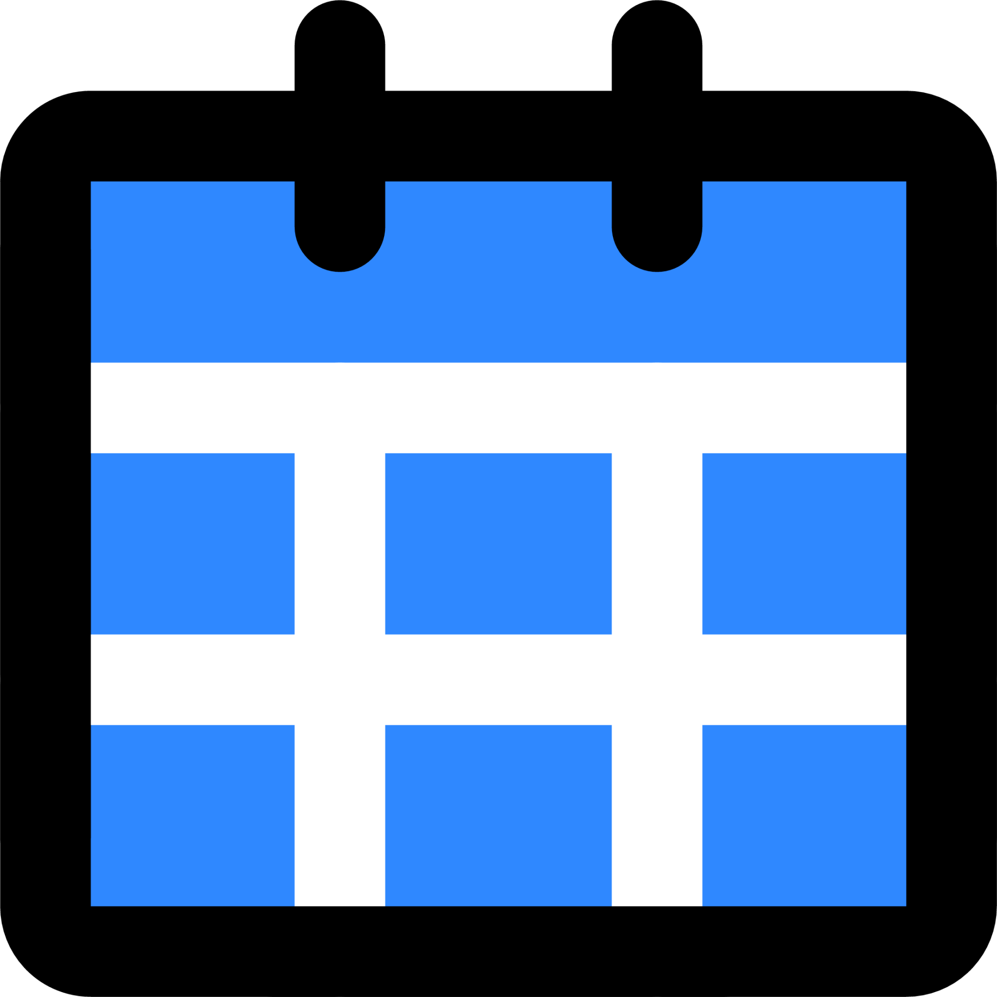calendar three icon