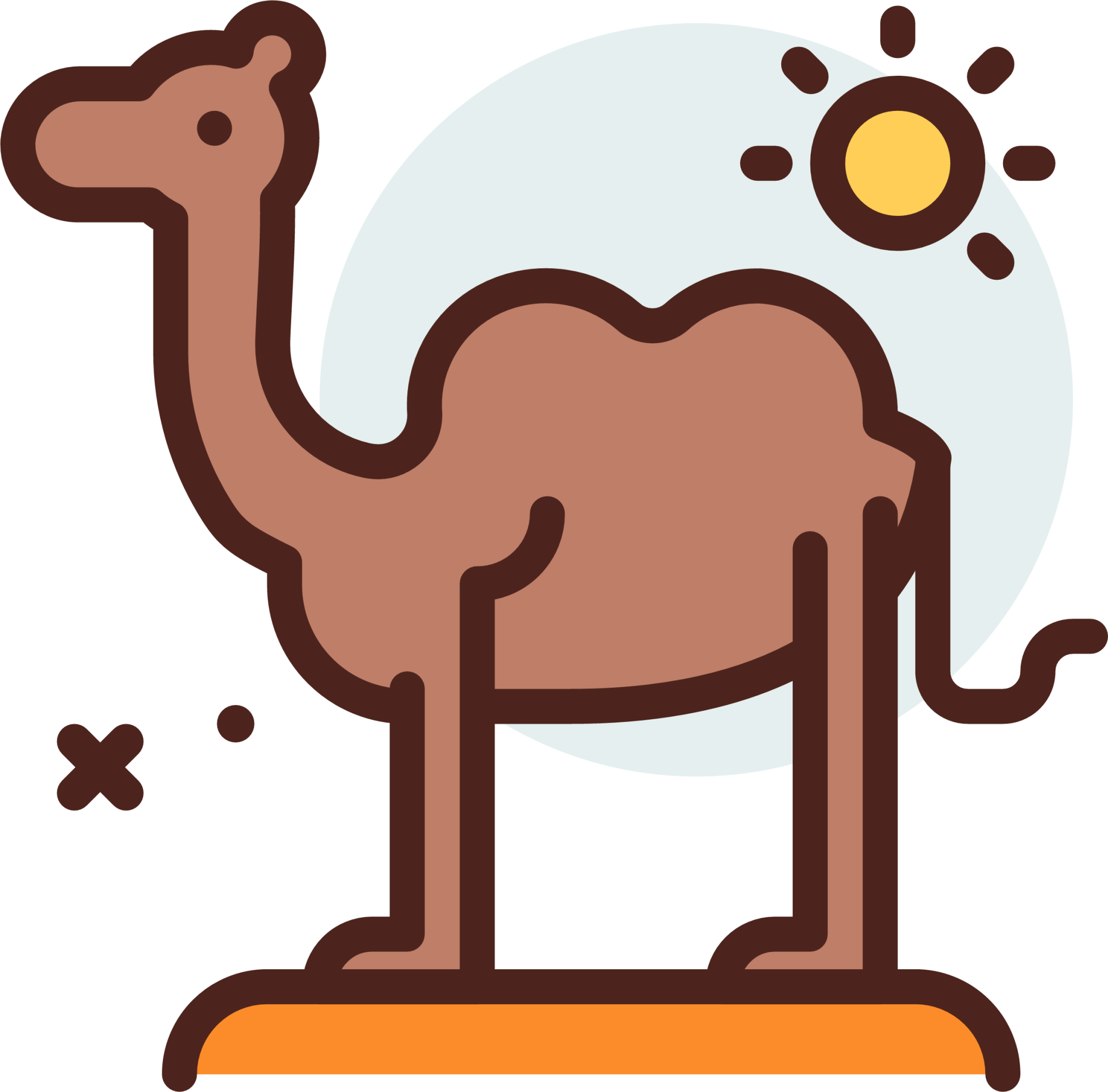 two hump camel Emoji - Download for free – Iconduck