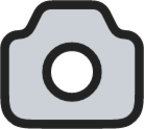 Camera duotone line icon