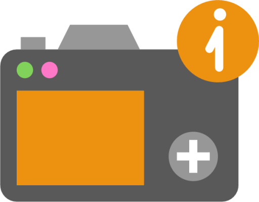 camera info icon