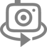 camera switch symbolic icon