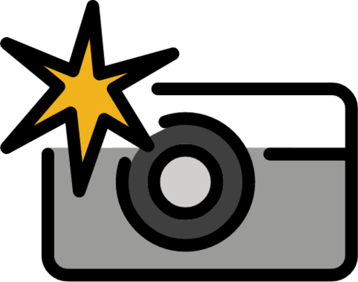 camera flash icon