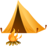 camping emoji