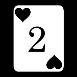 card 2 hearts icon